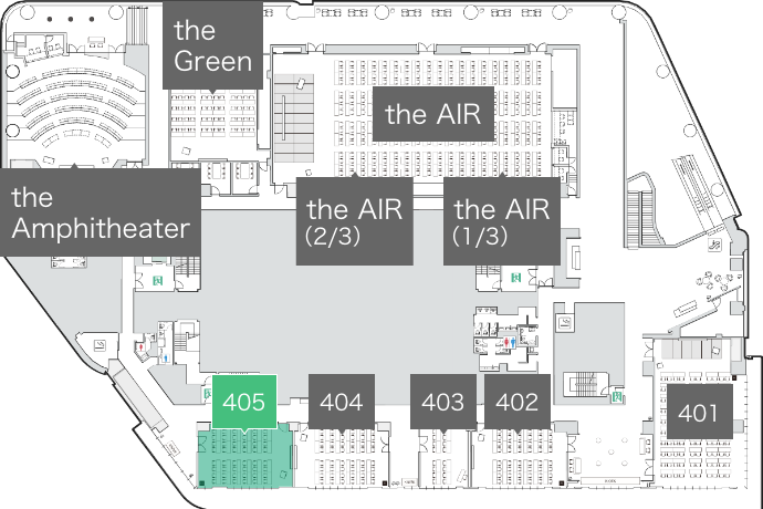 会場の位置情報の図
