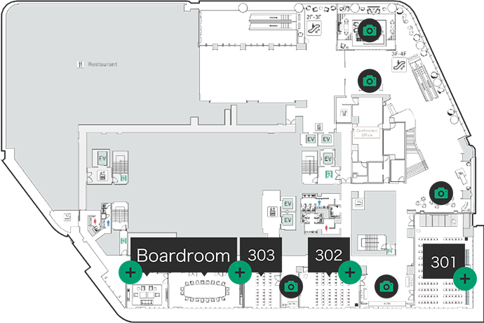 3Fフロアマップ
