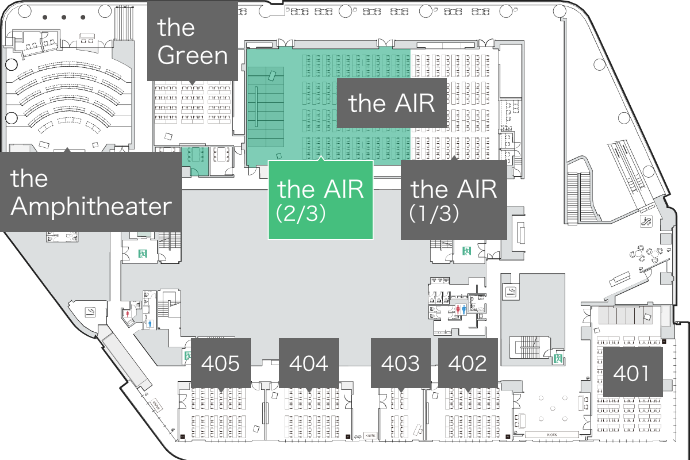 会場の位置情報の図