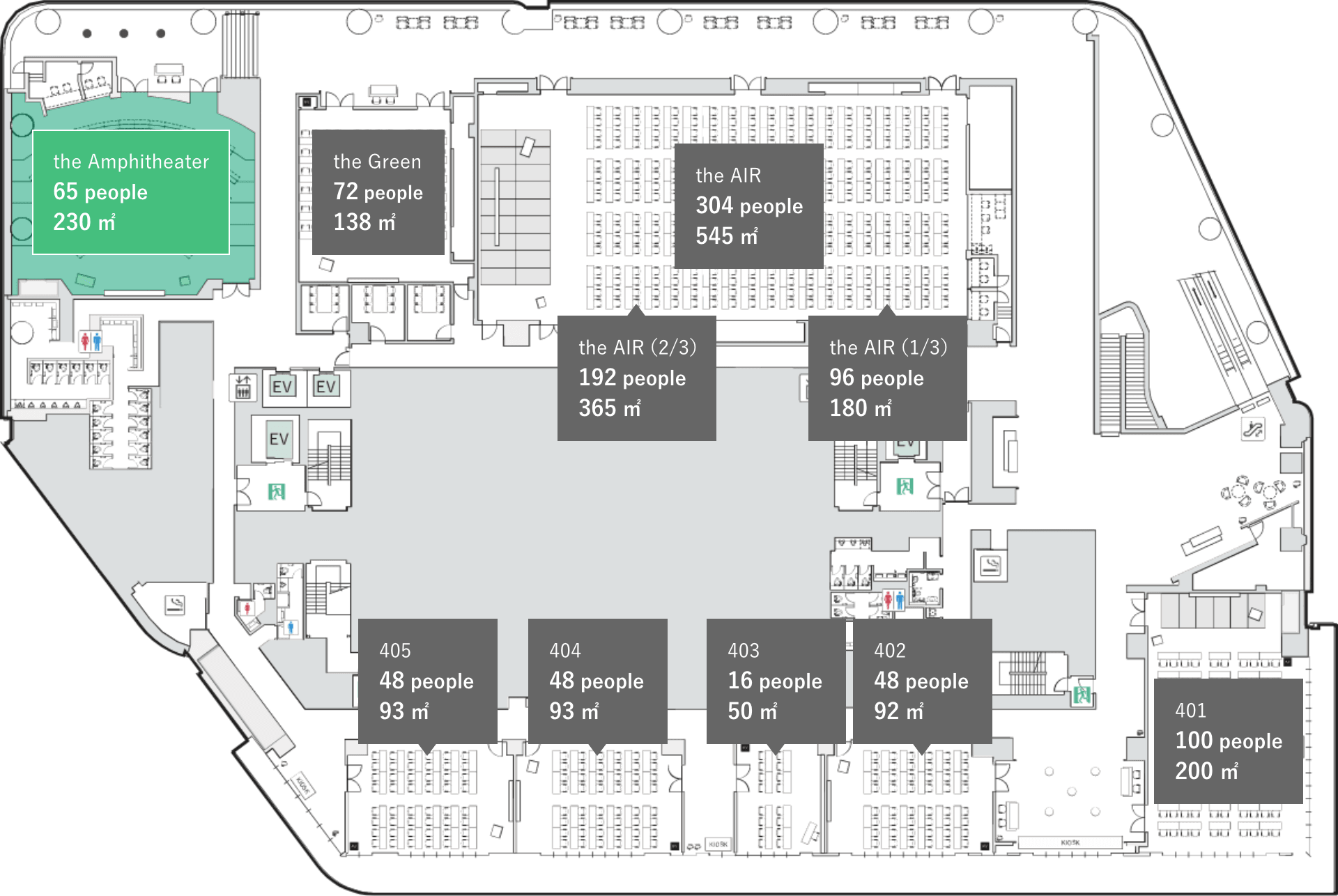 会場の位置情報の図