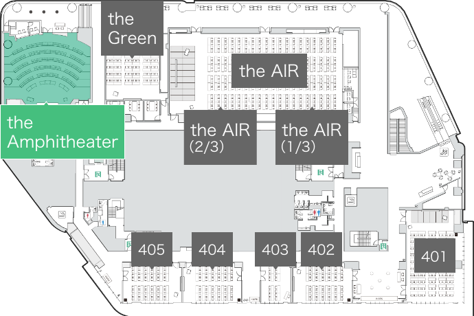 会場の位置情報の図