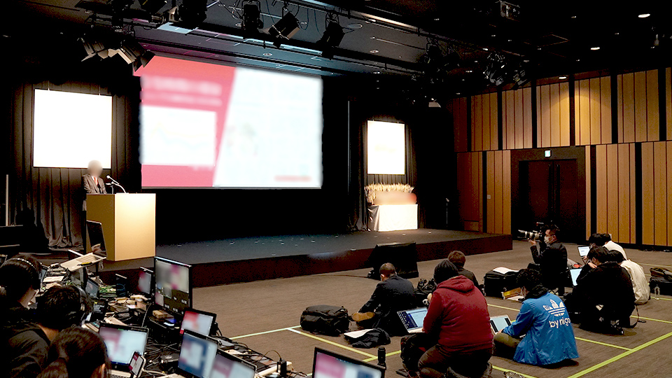 外資食品ブランド様 記者発表会の画像