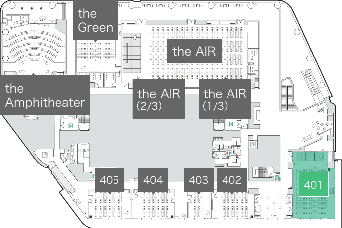 会場の位置情報の図