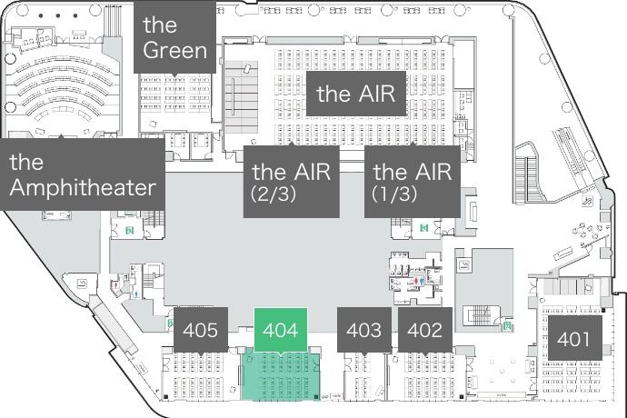 会場の位置情報の図