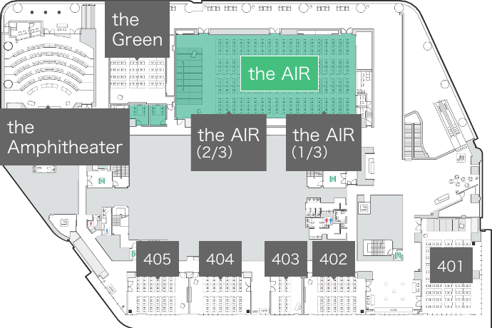 会場の位置情報の図